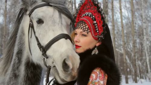 Фотопроект “Русская сказка” (бекстейдж) 2020г.